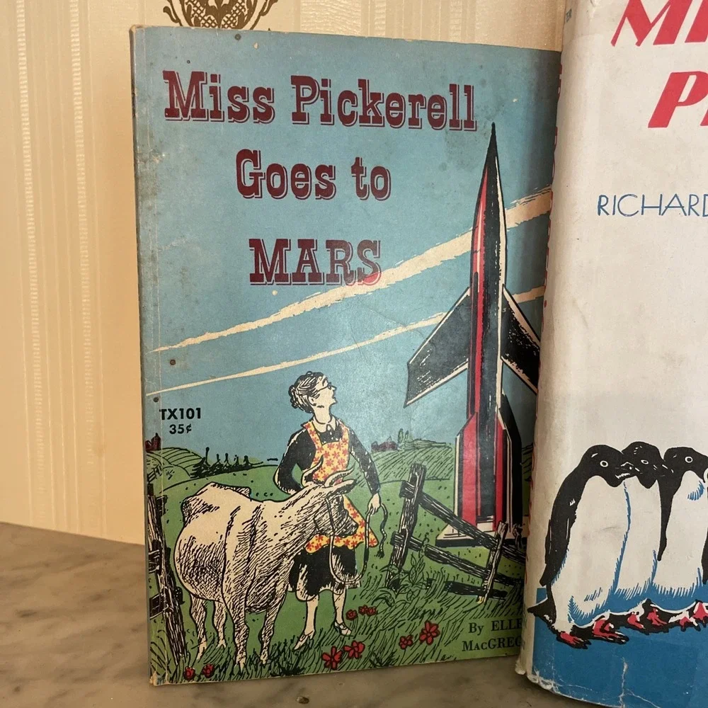 Set‎ of Three Children's Books 1966 Miss Pickerell & Mr Popper's Penguins